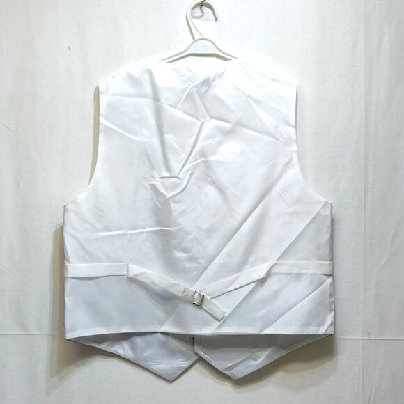 American Exchange Satin Formal Vest Matching Pocket Square Boy's Size 14 NWOT - Picture 2 of 9